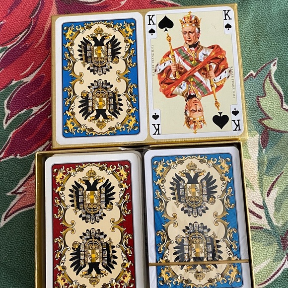 Kaiser Franz II Playing Cards  "Kaiser Jubiläum" by Viennese company Piatnik. - Picture 2 of 6